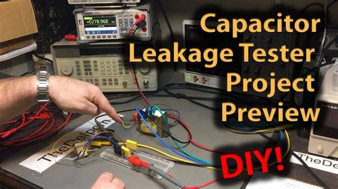 measure capacitor leakage current.